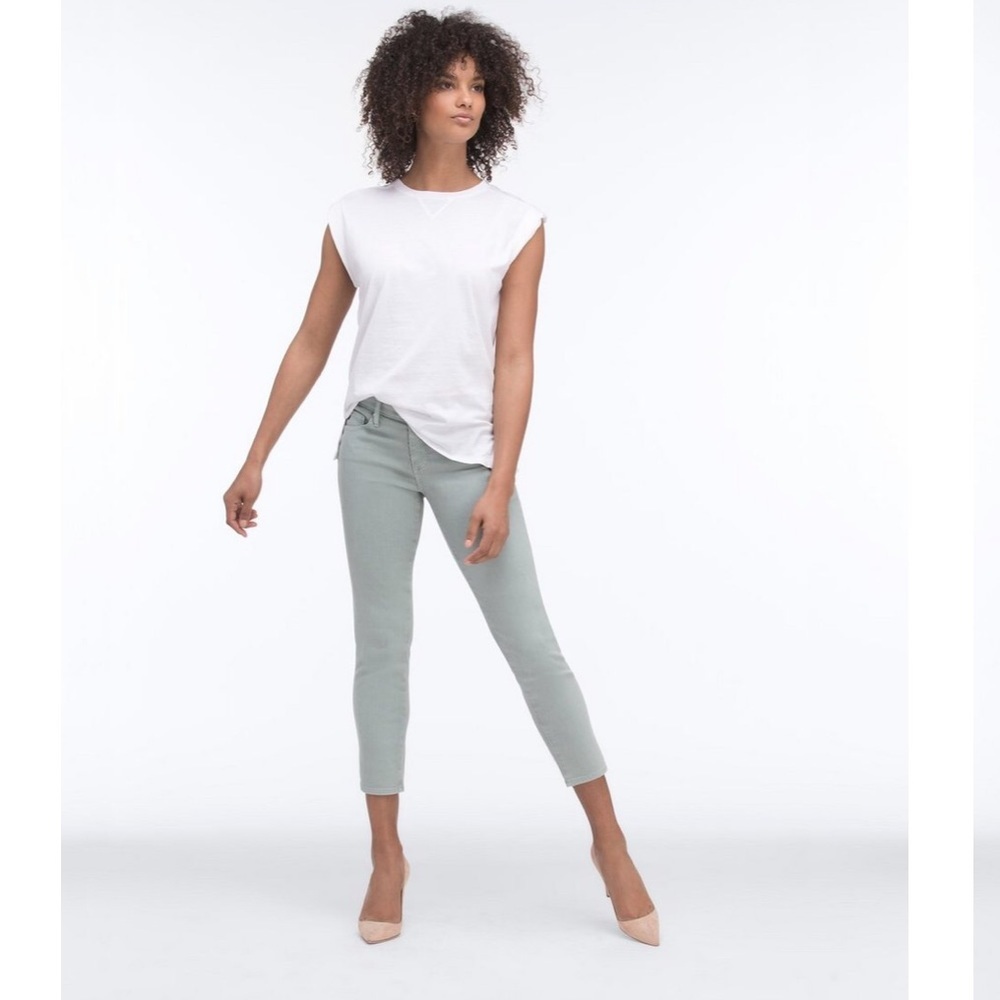 NEW • AG Jeans • The Stilt Crop Jeans Sulfur Blue